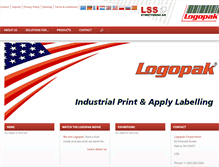 Tablet Screenshot of logopakcorp.com